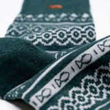 SOKKEN - JACQUARD - GREEN