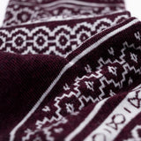 SOKKEN - JACQUARD - BORDEAUX