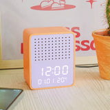 RISE PLAY - SPEAKER + ALARM CLOCK - ORANGE