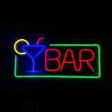 NEON LAMP - BAR ROOD/GROEN