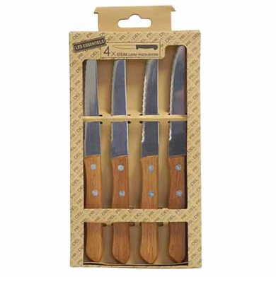 PRADEL ESSENTIEL STEAKMES SET/4