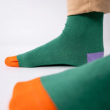 SOKKEN - EFFEN - GREEN & PURPLE  & ORANGE