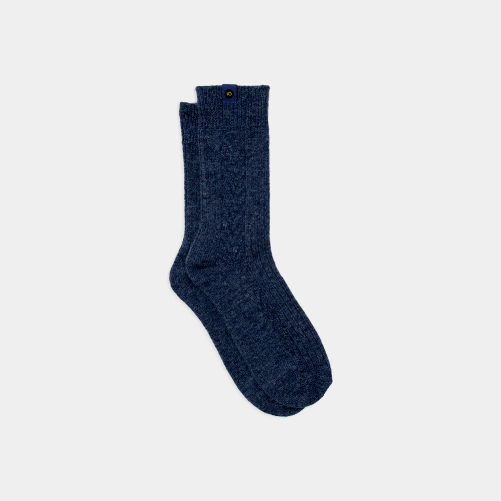 SOKKEN - WOOL - NAVY BLUE