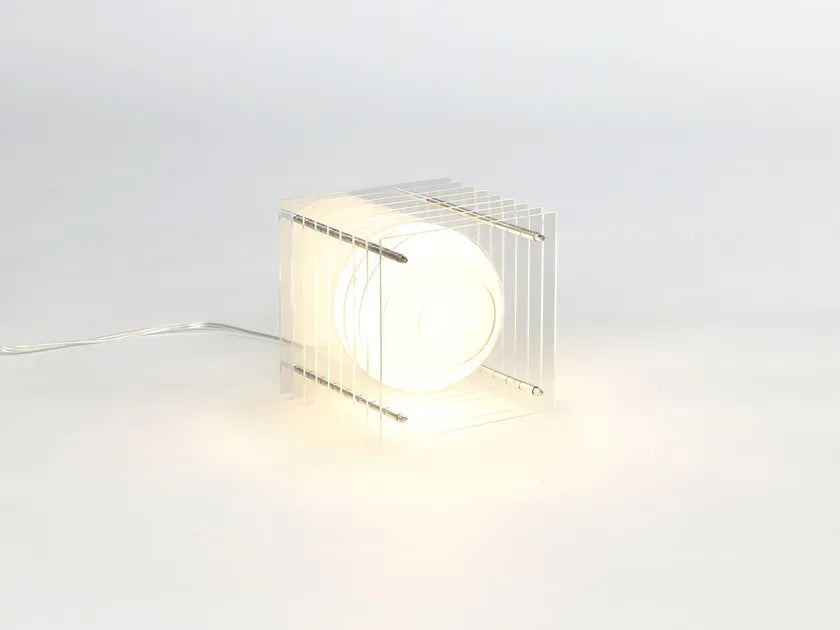 LOP LAMP SQUARE SMALL - CLEAR