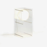 LOP LAMP RECTANGLE SMALL - CLEAR