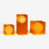 LOP LAMP SQUARE SMALL - ORANGE